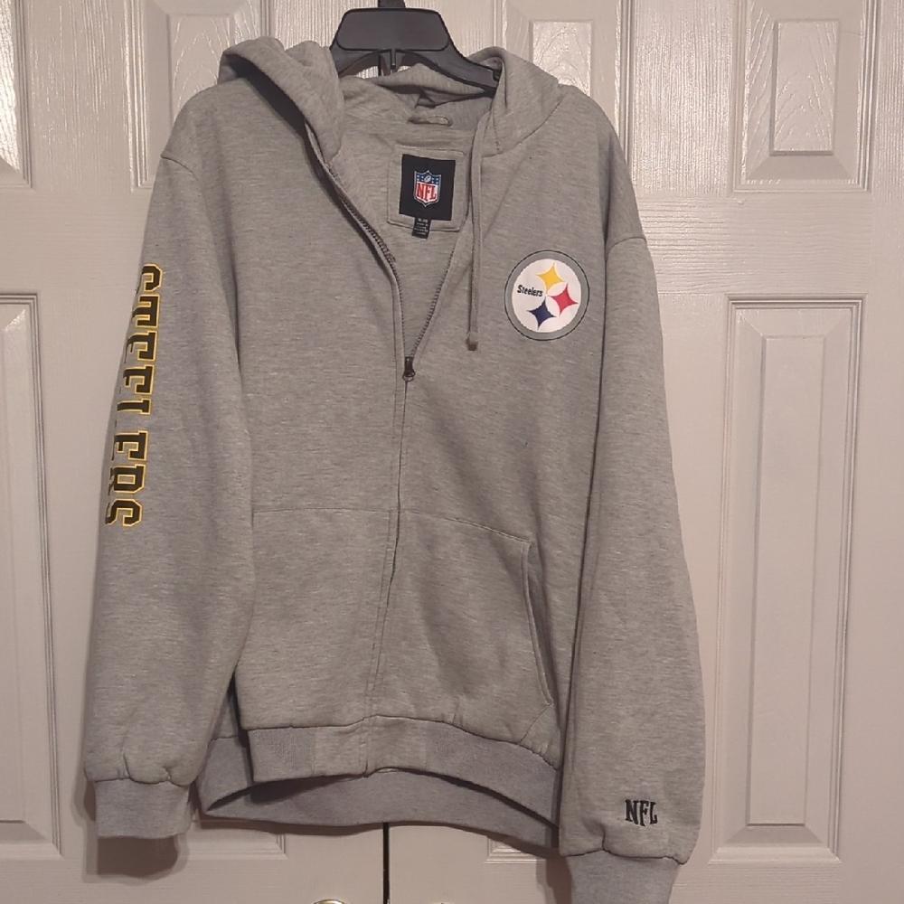 Gray NFL Steelers Hoodie